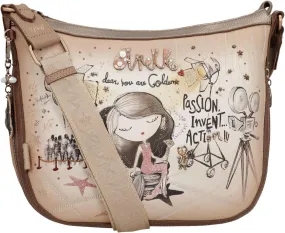ANEKKE Borsa a Tracolla Donna - Cuoio modello 38703-138