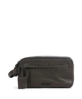  Burkely Minimal Mason Borsa da toilette verde-oliva 24 cm  