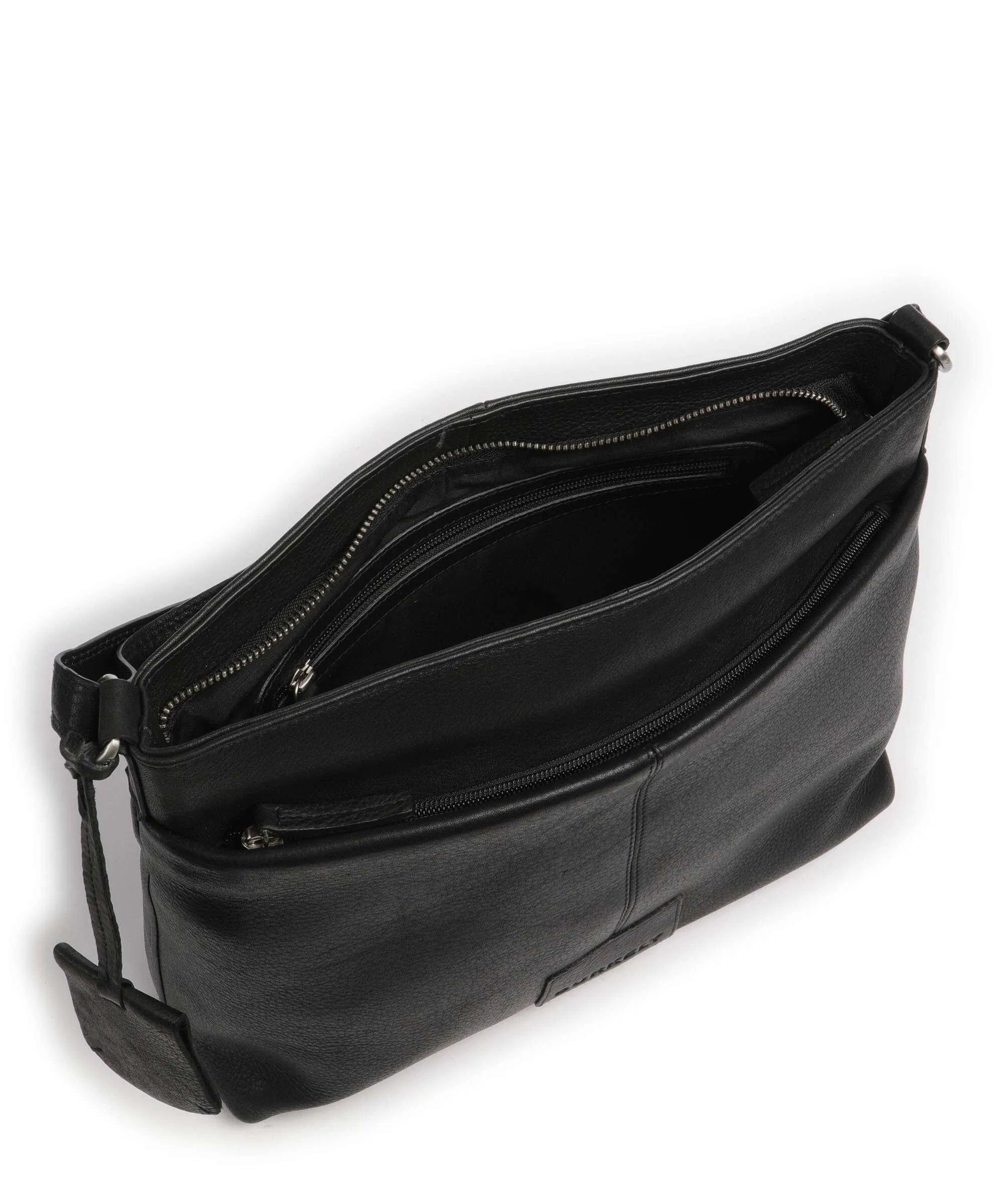  Burkely Soft Skylar Borsa a spalla pelle granulata nero  