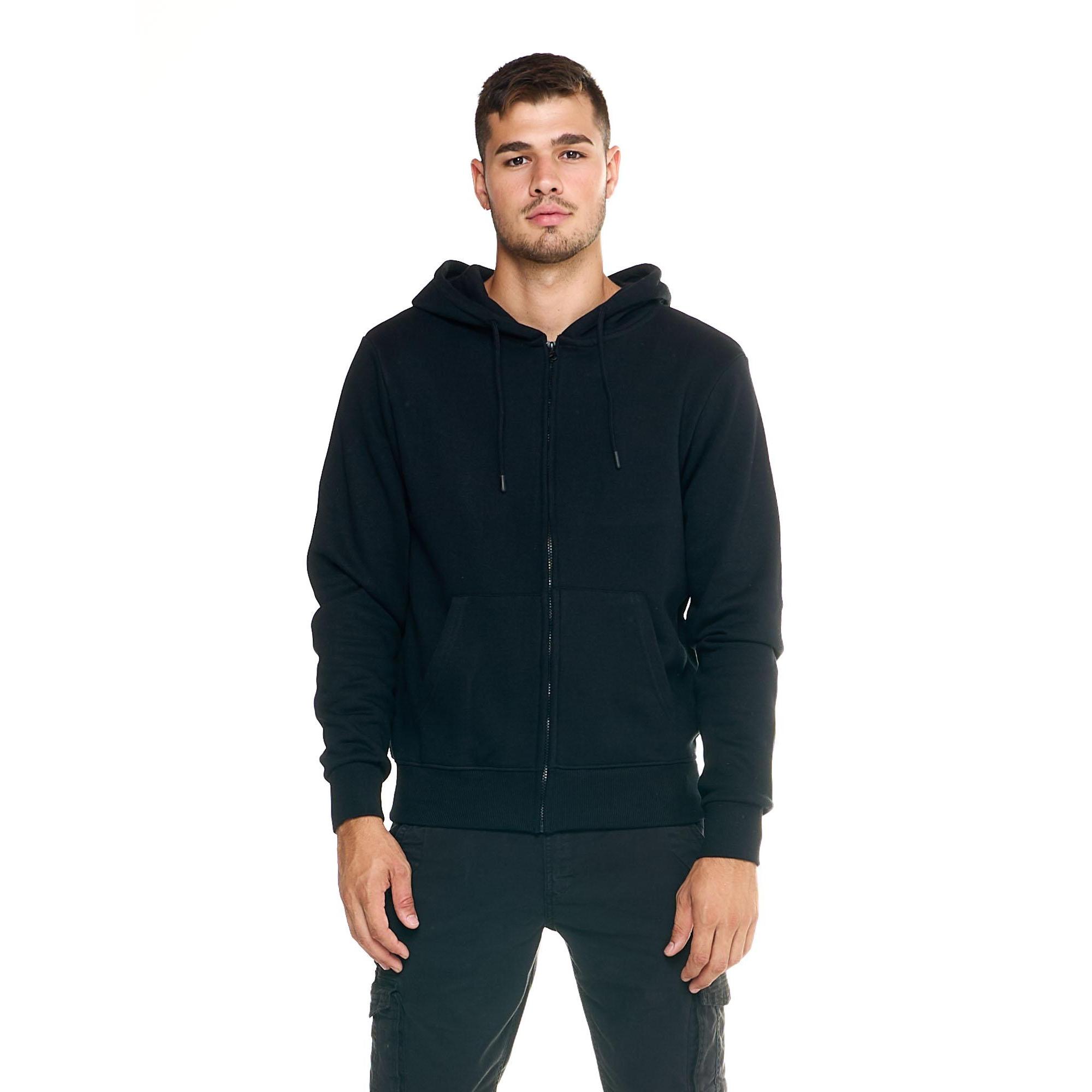 Felpa Leone uomo con cappuccio e full zip Urban