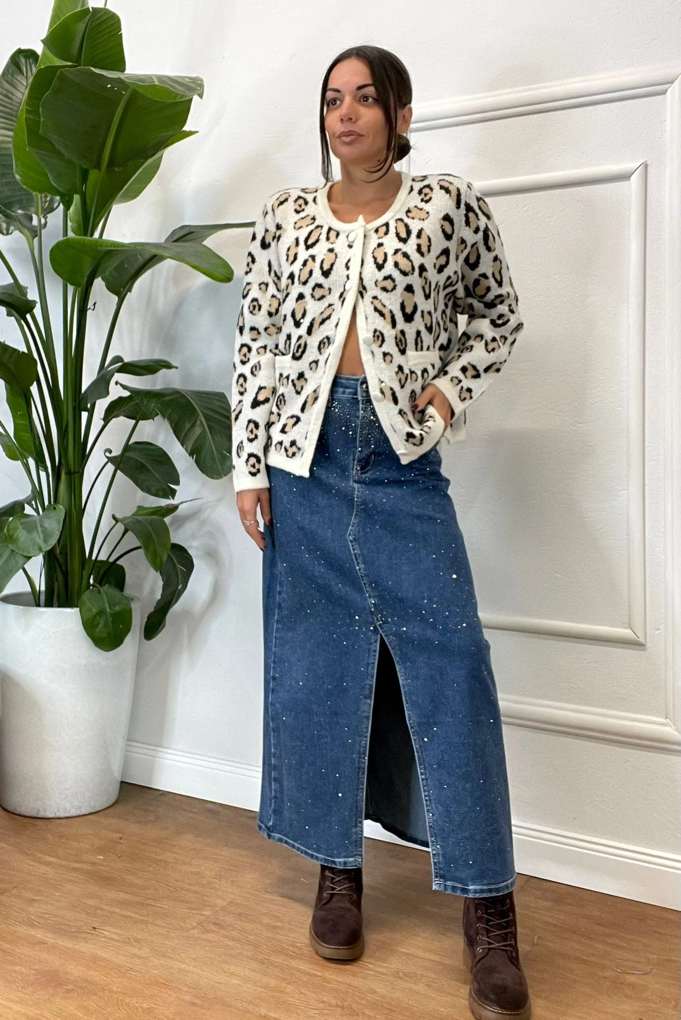 GONNA DENIM CON ZIRCONI 631