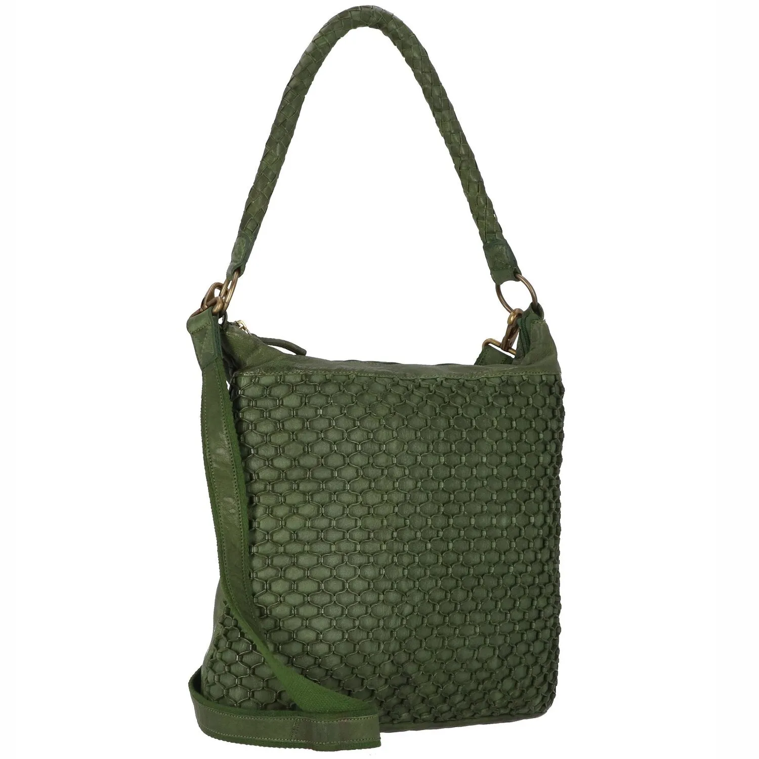 Greenland Nature Femi & Nine Borsa a tracolla in pelle 39 cm