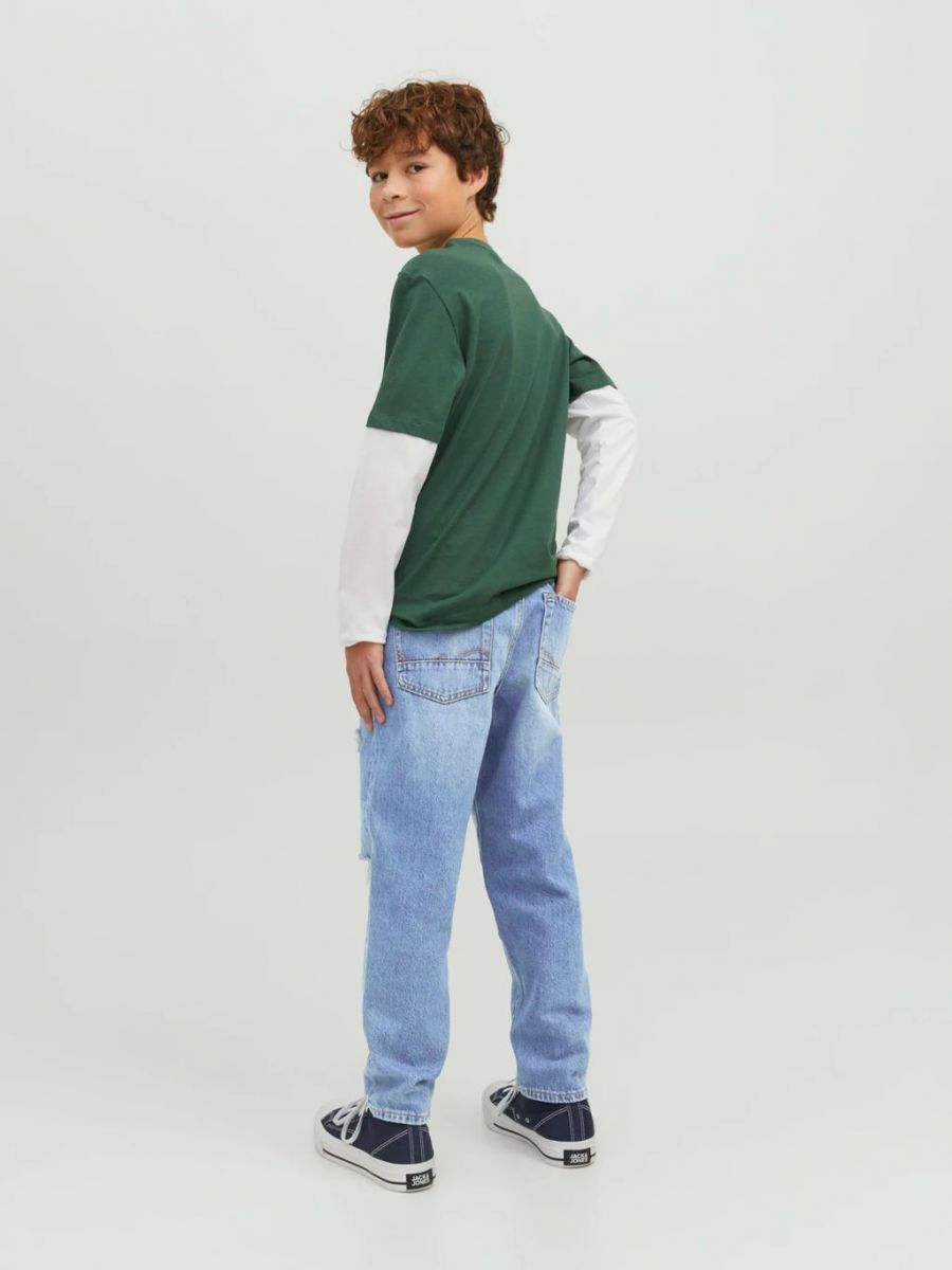 JEANS Ragazzo JACK&JONES 12229495 FRANK BLUE DENIM