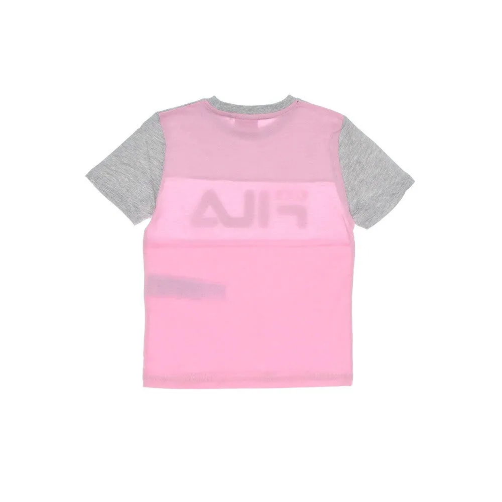Maglietta Bambino College Station Tee Lilac Sachet/light Grey Melange/bright White