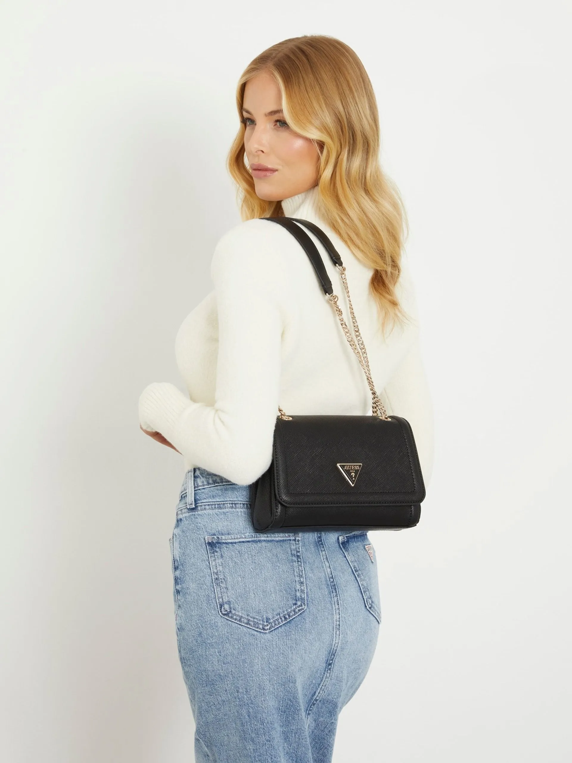 Mini tracolla noelle saffiano guess