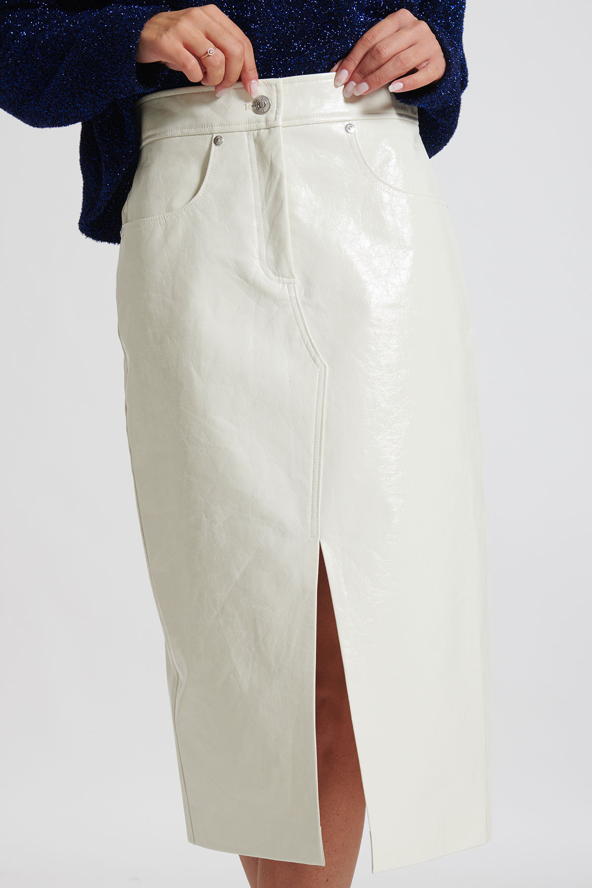 MSGM  Gonna a matita con spacco