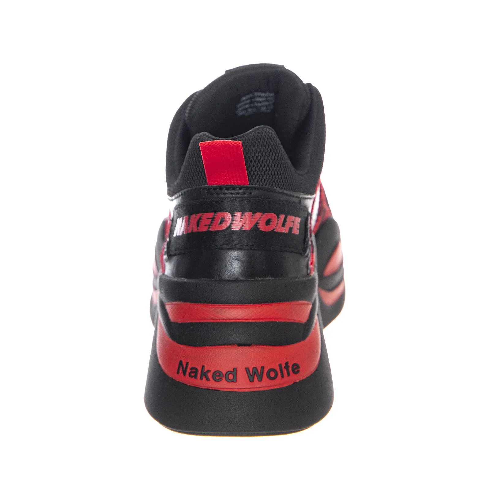NAKED WOLFE Track Sneakers - Red / Red Leopard / Black - Scarpe Profilo Basso Donna Multicolore    