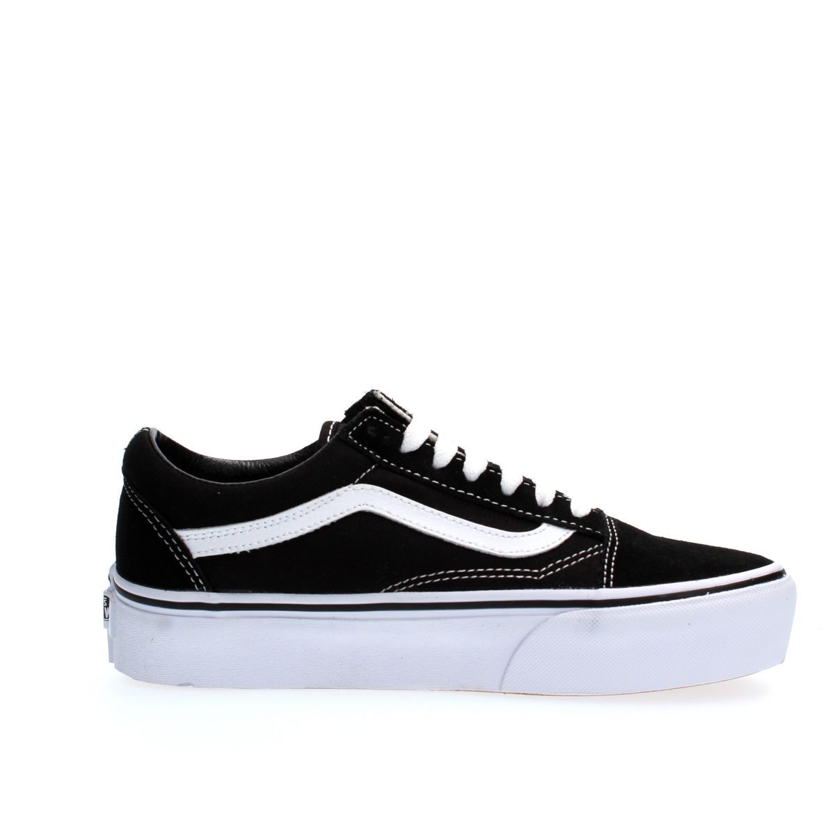 SNEAKERS Donna VANS PREMIUM OLD SKOOL PLATFORM - VN0A3B3U Y28 BLACK WHITE