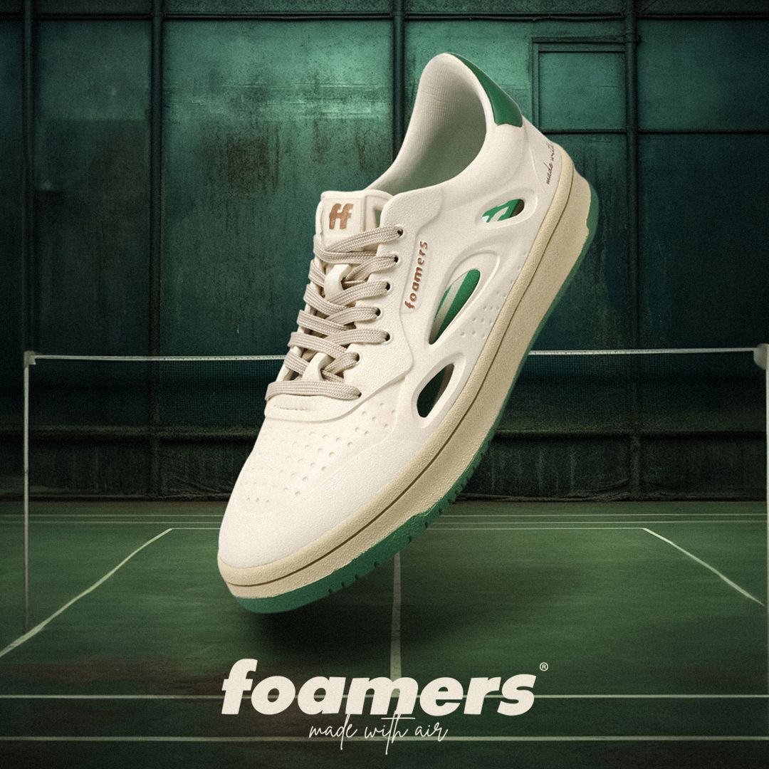 SNEAKERS  FOAMERS FOAM01/EVA R01 WHITE/BEIGE/GREEN