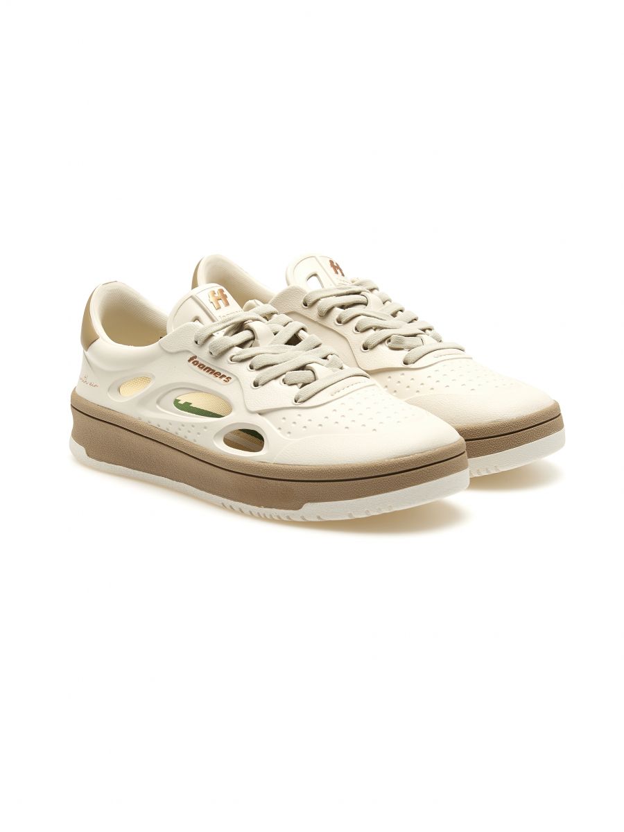 SNEAKERS  FOAMERS FOAM01/EVA R04 WHITE/TAUPE