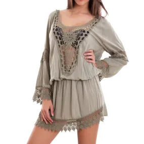 Vestito donna miniabito copricostume CJ-2233